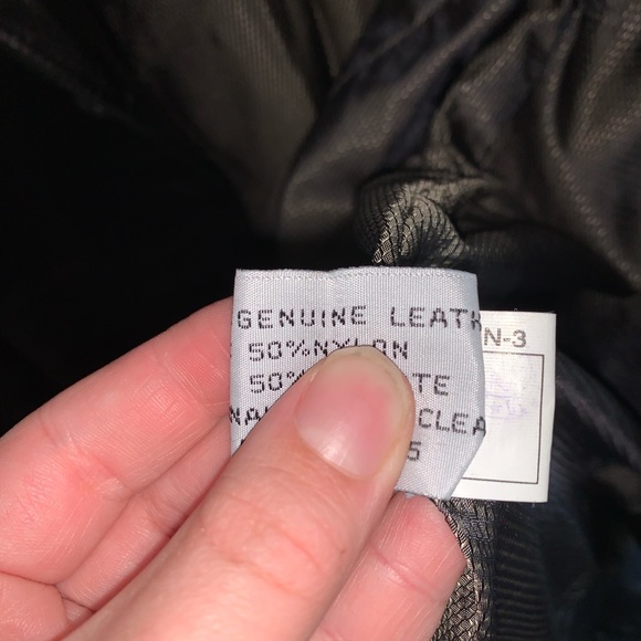 Adler Authentic VINTAGE Genuine Leather real N.Z lamb skin jacket coat size 46L - Picture 5 of 7